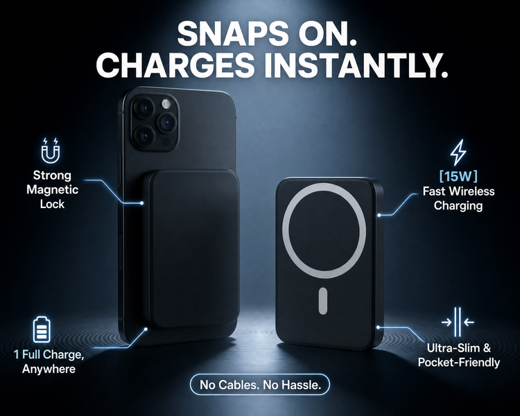 Magnetic Wireless Power Bank